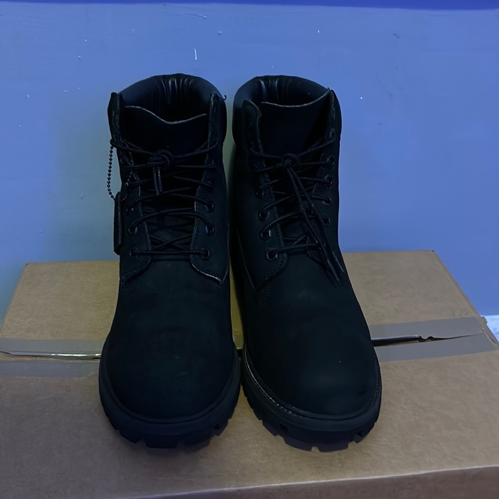 Timberland 6-Inch Boot Black Nubuck Premium